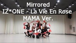 MirroredIZONE  La Vie En Rose 2018 MAMA Ver [upl. by Ynaffi605]