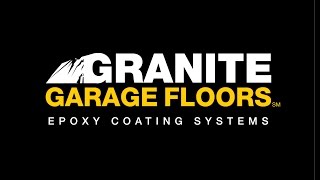 Epoxy Garage Floor Coating by Granite Garage Floors [upl. by Sehcaep792]