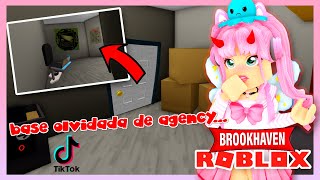 NUEVA BASE SECRETA OLVIDADA DE AGENCY NUEVOS LUGARES SECRETOS en BROOKHAVEN 👽😨 [upl. by Milinda]