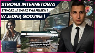 Jak stworzyć strone internetową  Poradnik Dla Początkujących 🔥 Stwórz w 1 GODZINE  🤩 [upl. by Bunder]