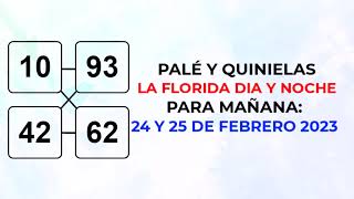 BINGO🔥💰👑Números Para La FLORIDA De Mañana 24 y 25 De Febrero Del 2024 [upl. by Nessah]