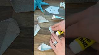 Faltsterne ⭐️ stern origami papierfalten weihnachtsdeko bastelnmitpapier basteln diystar diy [upl. by Arther]