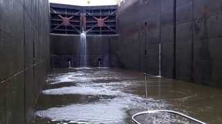 Erie Canal Lock 17  Little Falls NY June 2013 [upl. by Raddy]