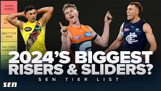 Ranking all 18 AFL Clubs Who will RISE amp SLIDE in 2024  SEN [upl. by Mcclimans]