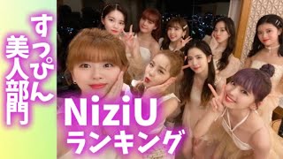 NiziUメンバーランキング【すっぴん美人部門】니쥬랭킹〜ビフォーアフター〜 [upl. by Omocaig277]