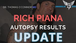 Rich Piana Autopsy Report  Update  The Anabolic Doc [upl. by Enilegnave]