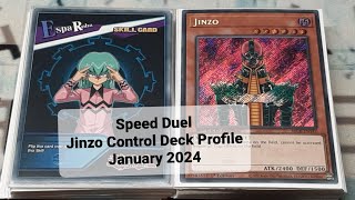 Speed Duel Jinzo Control Deck Profile January 2024 [upl. by Lerim]