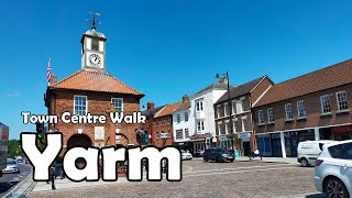 Yarm North Yorkshire【4K】 Town Centre Walk 2021 [upl. by Letniuq225]