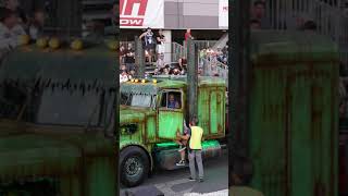 Crazy SEMI Truck Ratrod Build Leaving SEMA [upl. by Noid]