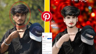 Pinterest Pinterest App Photo Edit कैसे करे  Pinterest Se Photo Editing Kaise Kare 2024 [upl. by Moneta]