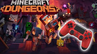 Minecraft Dungeons  How to Connect a PS4 Controller to PC [upl. by Esaertal]