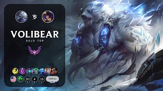 Volibear Top vs Garen  NA Master Patch 144 [upl. by Neall768]