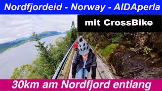 Nordfjordeid 30km mit AIDA CrossBike durch Norwegen [upl. by Eniamrehs64]