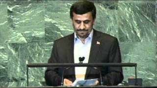 Mahmoud Ahmadinejad speech sparks UN walkout [upl. by Phylys577]