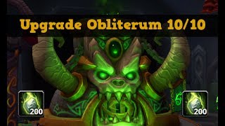 Crafted Gear Goes to 900 Ilvl via Obliterum Patch 725 Make alot of gold [upl. by Boice]