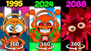 360° VR Incredibox Sprunki 1995 vs 2024 vs 2088  Oren [upl. by Ynnol402]