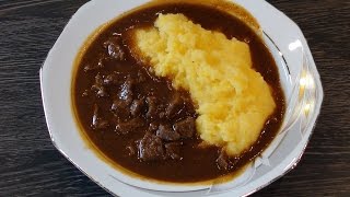 Beef goulash  Rindergulasch  Goveji golaž [upl. by Nnyletak]