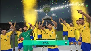 PES 2018  Final FIFA World Cup 2018 Russia  ENGLAND vs BRAZIL  Gameplay PC [upl. by Theobald985]