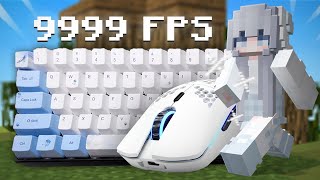 Keyboard  Mouse Sounds with handcam  Hypixel Bedwars ASMR [upl. by Diogenes6]