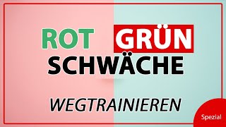 Augentraining für Farbenblinde  RotGrünSehschwäche wegtrainieren [upl. by Nimref808]