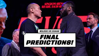 Deontay Wilder vs Zhilei Zhang  FINAL PREDICTIONS  Warren vs Hearn 5vs5 [upl. by Stuppy926]