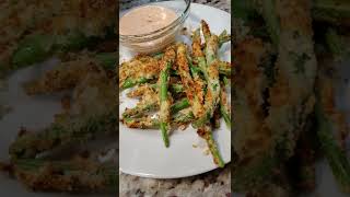 Air Fryday Green bean FRIES food shorts [upl. by Benjamen]