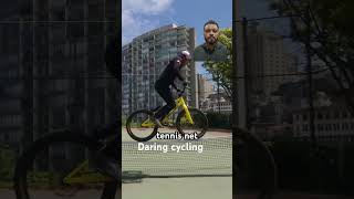 Cycling as daring mtb bikelanes mountainbike mtblife bmx mountainbiking automobile super [upl. by Eirrod]