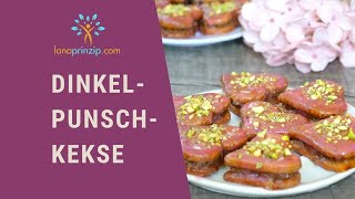 DinkelPunschkekse Ein PlätzchenRezept mit feiner PunschGlasur für Weihnachten oder zwischendurch [upl. by Agemo770]