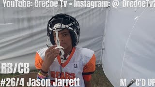 Clairton Bears 12U • Jason JJ Jarrett Mic’d Up Vs Penn Hills Highlights • 9  30  23 [upl. by Sholes]