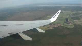 Ryanair  B7378AS  FR2642  RIXSTN  Take off from Riga Airport [upl. by Adnola]