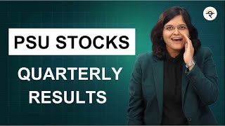 PSU Stocks  Quarterly Results  CA Rachana Ranade [upl. by Suirtemed641]