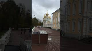 Dashins Travel Vlog Peterhof Palace in St Petersburg Russia October 11 2017 [upl. by Nomyaw]