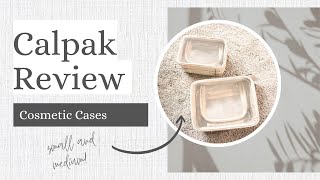 Calpak Review Cosmetic Cases  Small and Medium Size Comparison [upl. by Azial]