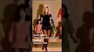 Nancy Sinatra thesebootsaremadeforwalking music 60s [upl. by Ahearn359]