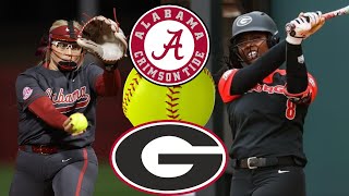 NCAA Softball Highlights 15 Alabama vs 5 Georgia March 15 2024 [upl. by Itisahc]