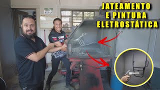 JATEAMENTO E PINTURA ELETROSTÁTICA DA CABRITOLINA VÍDEO 12 [upl. by Houghton]