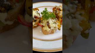 Crostini  Italian appetizer watch full recipe crostini crostinirecipe newshorts quickbite1111 [upl. by Ainival]