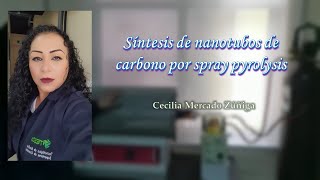 Síntesis de nanotubos de carbono por Spray Pyrolysis [upl. by Baptlsta944]