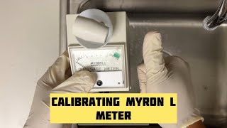 Calibrating Myron L Meter for Checking Dialysate Conductivity [upl. by Sackey]