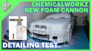 PRODUCT PRESENTATION chemicalworkz Foam cannon  initial impression and foam tested [upl. by Lavelle]