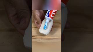 Transform Your Bathroom Amazing Toothpaste and Soap Hack Home Toothpaste DIY Cleaning shorts [upl. by Adimra]