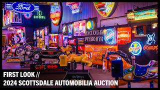 FIRST LOOK  2024 Automobilia Auction Preview  BARRETTJACKSON 2024 SCOTTSDALE AUCTION [upl. by Declan]