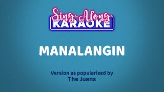 Manalangin  The Juans Karaoke Version [upl. by Dotti]