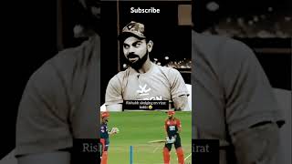 Rishabh sledging to Virat Kohli ll Virat Kohli on rishabh pant cricket virat kohli👍 [upl. by Etat869]