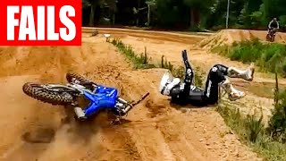 Funny Dirt Bike FAILS and CRASHES 2023 [upl. by Ettevahs516]