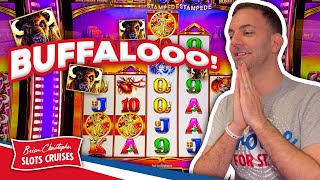 🦬 INCREDIBLY MASSIVE JACKPOT w Buffalo 🛳️ BCSlots Cruise [upl. by Nrubloc621]