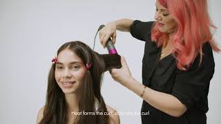 How To Create A 90s Blowout With Dyson Airwrap Volumising Brush [upl. by Patin]