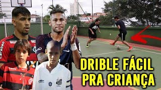 DRIBLES QUE QUALQUER CRIANÃ‡A PODE APRENDER  NEYMAR E PAQUETÃ CHAPÃ‰U E CANETA [upl. by Brasca]