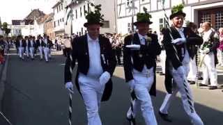 Parademarsch beim Schützenfest 2013 in Geseke [upl. by Ahseet636]