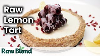 How to make a Raw Lemon Tart in a Vitamix Blender  Recipe Video [upl. by Hayila]